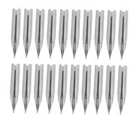 Operitacx 25pcs Steel Fountain Pen Nibs Durable Replacement Tips for Smooth Writing Compatible with Fountain Pens for Office School Art and Calligraphy