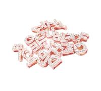 Operitacx 26pcs Alphabet Beaded Bracelet Alloy Letter Charms English Letter Pendants for Diy Jewelry Making Decorative Pendants for Necklace and Bracelet Crafts