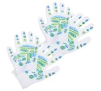 Operitacx 2pairs Massage Gloves Palm Acupressure Polyester Cotton White for Office and Beauty Salons Stress Reduction for Men and Women
