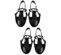 Operitacx 2pairs Safety Shoe Toe Covers Steel Toe-Cap Labor Insurance Protective Overshoes for Production Area Work Black