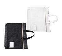 Operitacx 2pcs A3 Portable Poster Board Organizer with Handle, Nylon Zipper Pouch Large Capacity Art Storage Folder for Painting, Teaching Materials and Artwork Transport