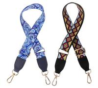 Operitacx 2pcs Adjustable Crossbody Purse Strap Replacement for Handbag Shoulder Bag, Wide Nylon Material with Convenient Operation, Suitable for Travelling and Many Occasions