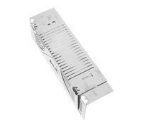 Operitacx 2pcs Adjustable Stainless Steel Arch Angle Marking Ruler Precision Metal Woodworking Tool for Drawing Arcs Angles and Parallel Lines and Stable Construction for Engineering and