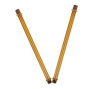 Operitacx 2pcs Antique Style Wall Lamp Tube Stem Double Headed Threaded Fixture Part Supply Straight Metal Rod for Easy Installation and Versatile Lighting Hardware