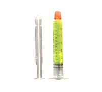 Operitacx 2pcs Automotive Ac Leak Detection Dye Kit Super Concentrated Fluorescent Oil for Refrigerant System UV Visible Leak Detector Fluid for Engine Oil Compatible with Car Air