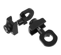 Operitacx 2Pcs Bicycle Chain Tensioner Single Speed Chain Tensioner Adjuster Black Aluminum Alloy Sturdy for Folding Bike Maintenance Enhanced Riding Experience