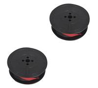 Operitacx 2pcs Black Red Typewriter Ribbon Ink Spool Printer Ribbon Compatible for Rover Typewriter Machine
