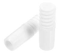 Operitacx 2pcs Broom Extension Pole Adapter Tip Threaded Handle Tips Plastic Repairing Enhanced Durability White for Home and Office Cleaning Tools