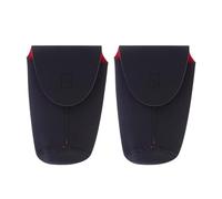 Operitacx 2pcs Camera Lens Bag Set with Thickened Diving Material Shockproof and Crash-resistant Lens Sleeve Medium Black Pouch for Dslr Cameras for Travel and Outdoor Use