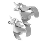 Operitacx 2Pcs Candle Snuffer Metal Automatic Extinguisher Heart Design Flame Put Out Tool for Scented Candles