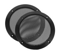 Operitacx 2pcs Car Speaker Mesh Cover Speaker Grill Protector for Audio Systems Accessories Motorcycle Modified