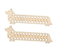 Operitacx 2pcs Cartoon Animal Wooden Cross Stitch Thread Winding Plates Durable Smooth Surface Thread Board for Embroidery Craft Organizing and Knot Prevention