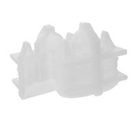 Operitacx 2pcs Castle Silicone Candle Mold for DIY Wax Crafting Unique Aromatherapy Wax Mold for Creative Home Decor and Party Decorations