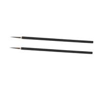 Operitacx 2pcs Ceramic Painting Brushes Set Fine Detail Art Pens for Underglaze Overglaze Techniques Precision Tips for Watercolor Acrylic Oil Miniature Paint Brushes for Model Painting and