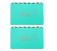 Operitacx 2pcs Check Register with Cover: Bank Transaction Notebook with Check & Transaction Registers, Book for Personal and Business Record Book