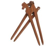Operitacx 2pcs Chinese Hair Chopsticks Decorative Hair Chopsticks Lightweight Comfortable Wear Wooden Material Classic Artistry Refined Vintage Style for Hairstyles Women Long Events