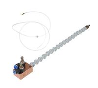 Operitacx 2pcs CNC Lathe Milling Mist Coolant Spray Nozzle Air Pipe System for Engraving Machine Cooling and Chip Removal Random Color
