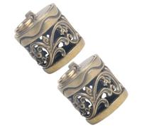 Operitacx 2pcs Copper DIY Pendant Sachet Aroma Accessory Lightweight Decorative Diffuser Pendant for DIY Making