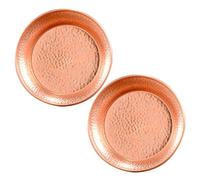 Operitacx 2pcs Copper Water Offering Bowls Fine Workmanship and Detailed Design for Home Meditation, Mystical Tibetan Style Decorative Sacrificial Bowls Unique Artistic Atmosphere