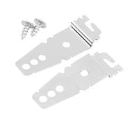Operitacx 2pcs Dishwasher Mounting Brackets Silver Iron Dishwasher Bracket Kit Prevents Tipping and Moving Forward for Secure Installation of Countertop and Built-in
