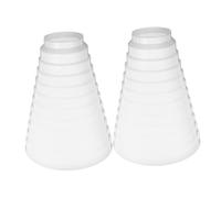 Operitacx 2pcs Ducting Reducer Connector for Range Hood Ventilation System User Friendly Installation Optimal Airflow Efficiency Versatile Fit for Various Kitchen Setups