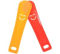 Operitacx 2pcs Ergonomic Shoe Horns Short Handle Made of Sturdy Pp Material Easy to Take off Shoes without Hurting Hands Travel Horns for Seniors and Pregnant Women