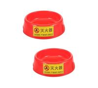 Operitacx 2pcs Fire Extinguisher Base Hanging Fire Extinguishers for The House Home Wall Fire Extinguisher Mounting Kit Outdoor Storage Element Fire Extinguisher Kitchen Bracket Plastic Red