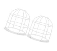 Operitacx 2pcs Fire Sprinkler Heads Metal Cage Guard Cover for Fire Safety Detector Protection, Industrial Lamp Shade Guard for Ceiling Fan Globe and Light Bulbs, Home Office Safety