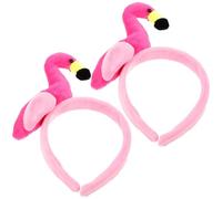Operitacx 2pcs Flamingo Headband Party Headband Hair Accessories 7.86x5.89x1.57in Creative Costume Accessory for Most People Hawaiian Party
