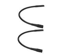 Operitacx 2pcs Flexible Vacuum Crevice Tool Attachments for Durable Extension Nozzles for Car Detailing Dryer Vent Hard to Reach Corners Cleaning Compatible Floor and Carpet Accessories