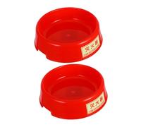 Operitacx 2PCS Fluorescent Fire Extinguisher Base Plastic Stand Glow in Safety Holder for Home Kitchen Public Places Support Bracket for Extinguishers