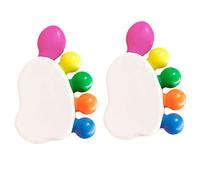 Operitacx 2pcs Foot Toe Shaped Highlighter Pens Unique Marker Pens Pastel Colors for Students School Office Notes