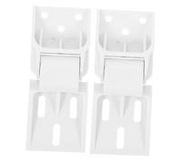 Operitacx 2pcs Freezer Door Hinge Replacement for Commercial Refrigerators and Display Cabinets Foldable Button Design Fridge Supply Hinge Without Screws Durable Hook Easy Installation for