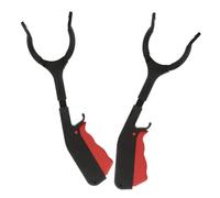 Operitacx 2pcs Garbage Picker Reacher Grabber Tool with Upgraded Thickened Iron Rod 28cm Lightweight Claw Grabber for Outdoor Sanitation Workers and Seniors
