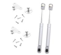 Operitacx 2pcs Gas Pressure Rod Cabinet Hinges with Stable Support Force Cold Rolled Steel Complete Accessories for Wide Application on Car and Aluminum Frame Doors