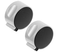 Operitacx 2pcs Gas Stove Switch Knobs Stainless Steel Replacement for Oven Cooktop Burner Control Compatible with Home and Commercial Kitchen Hobs
