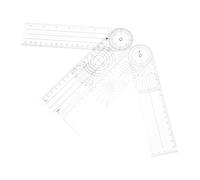Operitacx 2Pcs Goniometer Ruler Medical Angle Measurement Tool Design for Joint Mobility Assessment Physical Therapy for Occupational Use