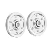 Operitacx 2pcs Heavy Duty Garage Door Pulley Replacement Roller Wheels Capacity Fit for Sliding and Enhanced Sliding Performance Durable and Stable