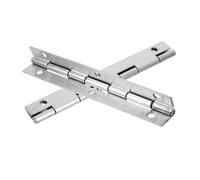 Operitacx 2pcs Heavy Duty Stainless Steel Piano Hinges Long Continuous Cabinet Hinges with Enhanced Load Bearing Capacity Smooth Pivot Movement for Doors Windows and Boats