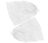Operitacx 2pcs Hive Packing Net Bag Beekeeping Tools White HDPE Mesh Structure Drawstring for Bee Box Carrying