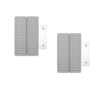 Operitacx 2pcs Holder, Exams Attendance Card Rack with 28-Pocket, Plastic Time Sheets Wall Mount Expandable Holder for Clock System Machine Employees Student
