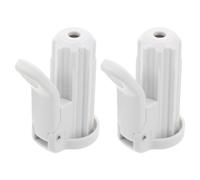 Operitacx 2pcs Infusion Pole Height Adjuster Clamp 3/4 Inch Plastic Connector Anti-slip Knob, Shields from Scratches and Chemicals, Fits Varied Iv Stand Models for Hospital and Nursing Home