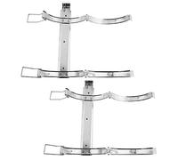 Operitacx 2pcs Iron Fire Extinguisher Wall Mount Bracket Durable Hanging Rack for Home Use Easy Installation Practical Design for Extinguishers