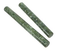 Operitacx 2pcs Jade Rolling Pin Dough Roller 12.5inch Multi-Purpose Non-Stick Natural Stone Easy to Clean Baking Tool for Wonton Wrappers and Dough