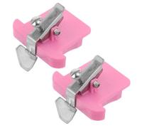 Operitacx 2pcs Magnetic Seam Guide for Sewing Machine with Built-in Scale Adjustable Plastic Edge Guide for Accurate Seam Control Multipurpose Quilting Accessory for Precise Stitching