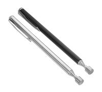 Operitacx 2pcs Magnetic Telescoping Retriever Stick with Pocket Clip Durable Metal Pickup Tool for Men High Suction Capacity Compact Grabber Wand for Birthday Father Day Christmas Gift