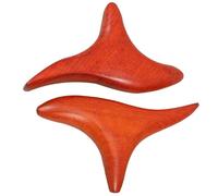 Operitacx 2pcs Massage Rod Trigger Point Massager Wooden Body Massage Stick Relieves Tight Sore Muscle Tendons Easy to Carry for Arms and Legs Relaxation While Listening to Music Or Watching
