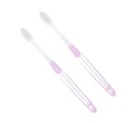 Operitacx 2pcs Maternal Women Toothbrush Teeth Care Brush Comfortable Grip Clean Oral Walls Soft Bristles Simple Design Oral Care for Pregnant Mothers Pp TPR Material Assorted Style