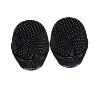 Operitacx 2pcs Microphone Mesh Replacement Ball Head Grille for Microphone Grill Heads Compatible Handheld Mic Metal Mesh Grill for Supplies