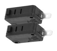Operitacx 2pcs Microwave Oven Microswitch with 2-pin Normally Open Contacts, Universal Compatibility, Enhanced Safety, Plastic and Metal Material, Replacement Part for Household Appliances